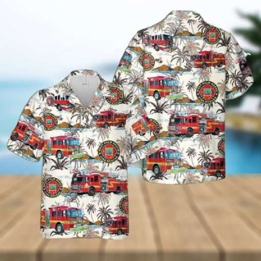 West Palm Beach Fire Rescue Hawaiian Shirt