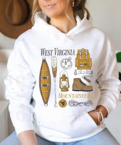 West Virginia Mountaineers Camping Trip pack shirt