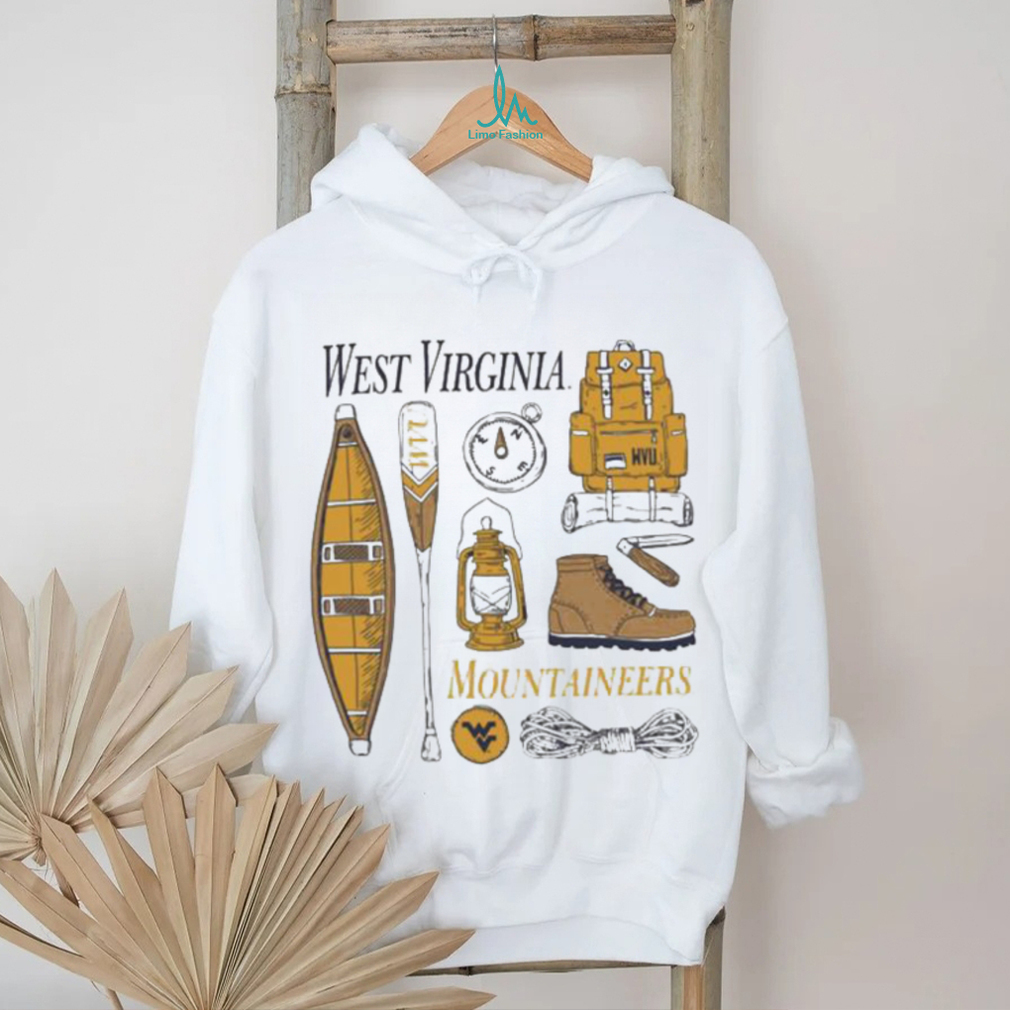 West Virginia Mountaineers Camping Trip pack shirt West Virginia Mountaineers Camping Trip pack shirt