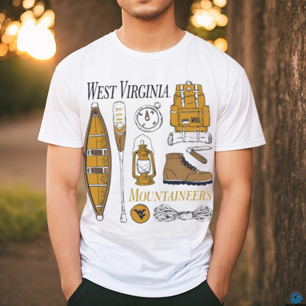 West Virginia Mountaineers Camping Trip pack shirt West Virginia Mountaineers Camping Trip pack shirt