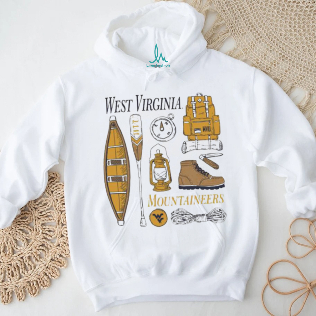 West Virginia Mountaineers Camping Trip pack shirt West Virginia Mountaineers Camping Trip pack shirt
