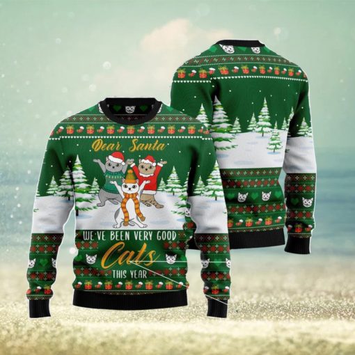 We‘re Been Very Good Cats This Year Ugly Christmas Sweater Christmas Noel Gift