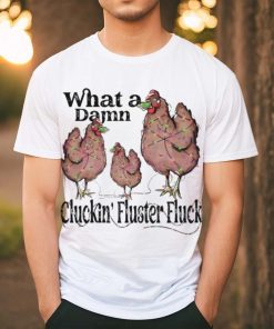 What A Damn Cluckin Fluster Fluck Christmas Lights Shirt, hoodie, sweater, long sleeve and tank top What A Damn Cluckin Fluster Fluck Christmas Lights Shirt