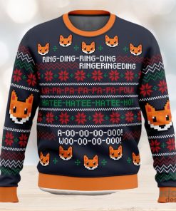 What Does The Fox Say 3D Ugly Christmas Sweater Unisex Christmas Sweater For Men And Women