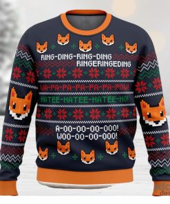 What Does The Fox Say 3D Ugly Christmas Sweater Unisex Christmas Sweater For Men And Women