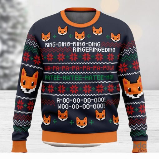 What Does The Fox Say 3D Ugly Christmas Sweater Unisex Christmas Sweater For Men And Women