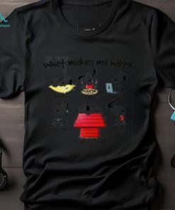 What Makes Me Happy Sleeping Snoopy Shirt