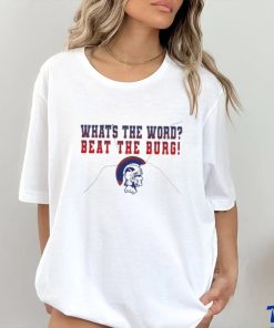 What’s the word beat the burg shirt