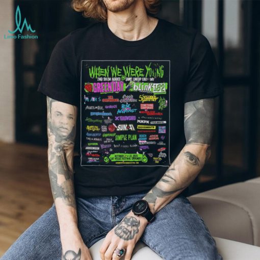 When We Were Young Las Vegas Festival Grounds 2023 Show Line Up Poster Hoodie T Shirt