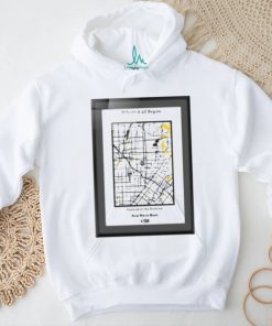 Where It All Started Rectangle Map Poster Shirt