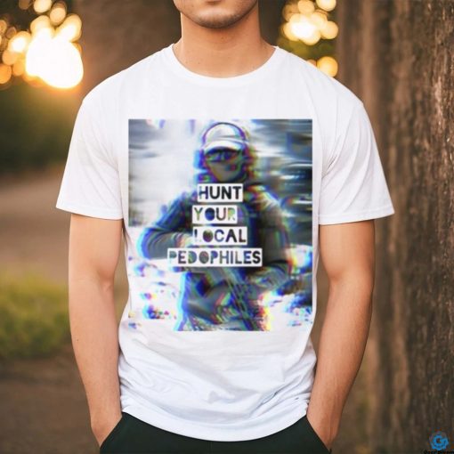 Where Ru Now Patriot Wave Hunt Your Local Pedophiles Shirt