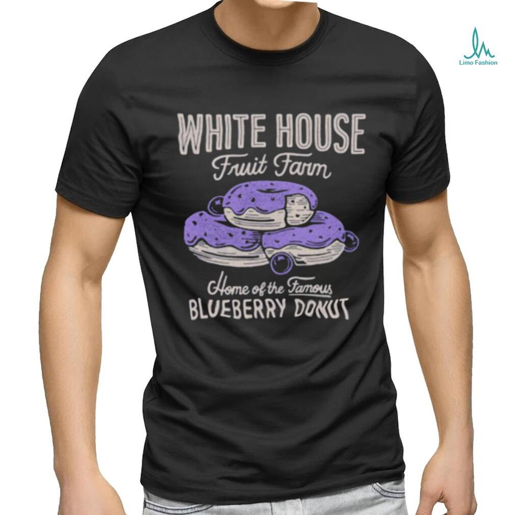 White house fruit farm blueberry donut shirt White house fruit farm blueberry donut shirt