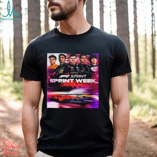 Who Is Ready For An F1 Sprint In The Desert Of Qatar GP 2023 Unisex T shirt