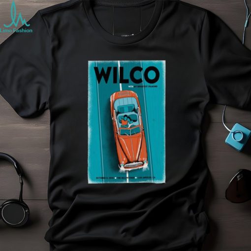 Wilco at the bellwether los angeles october 11 2023 poster shirt