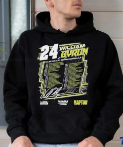 William Byron Hendrick Motorsports Team Collection 2024 Schedule Shirt