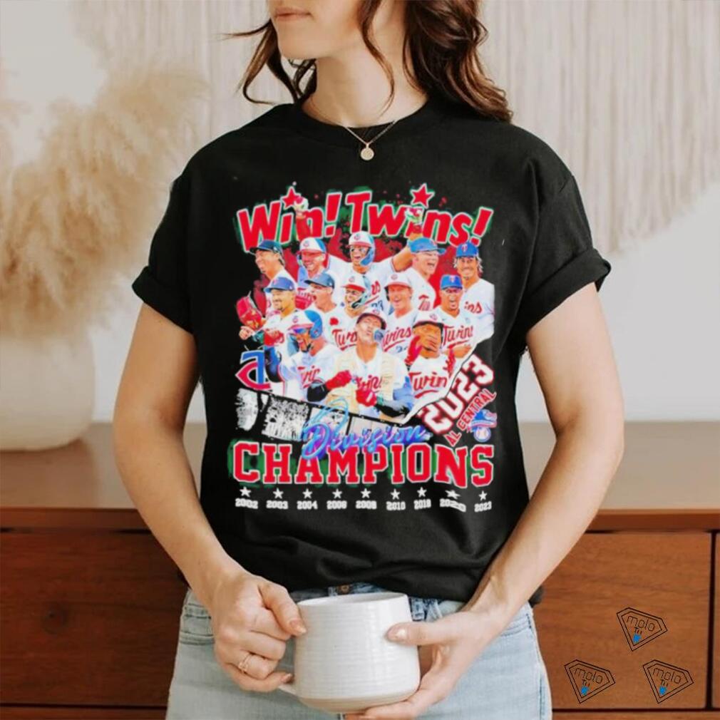 Win Twins 2023 AL Central Division Champions Years shirt Win Twins 2023 AL Central Division Champions Years shirt