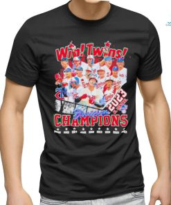 Win Twins 2023 AL Central Division Champions Years shirt