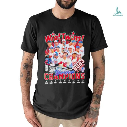 Win Twins 2023 AL Central Division Champions Years shirt