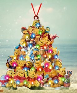 Winnie The Pooh Disney 100 Christmas Tree Decorations Unique Custom Shape Xmas Ornament