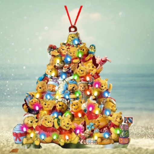 Winnie The Pooh Disney 100 Christmas Tree Decorations Unique Custom Shape Xmas Ornament