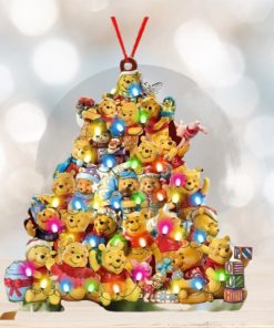 Winnie The Pooh Disney 100 Christmas Tree Decorations Unique Custom Shape Xmas Ornament