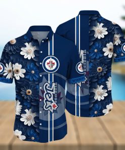 Winnipeg Jets NHL Hawaiian Shirt Barbecues Aloha Shirt