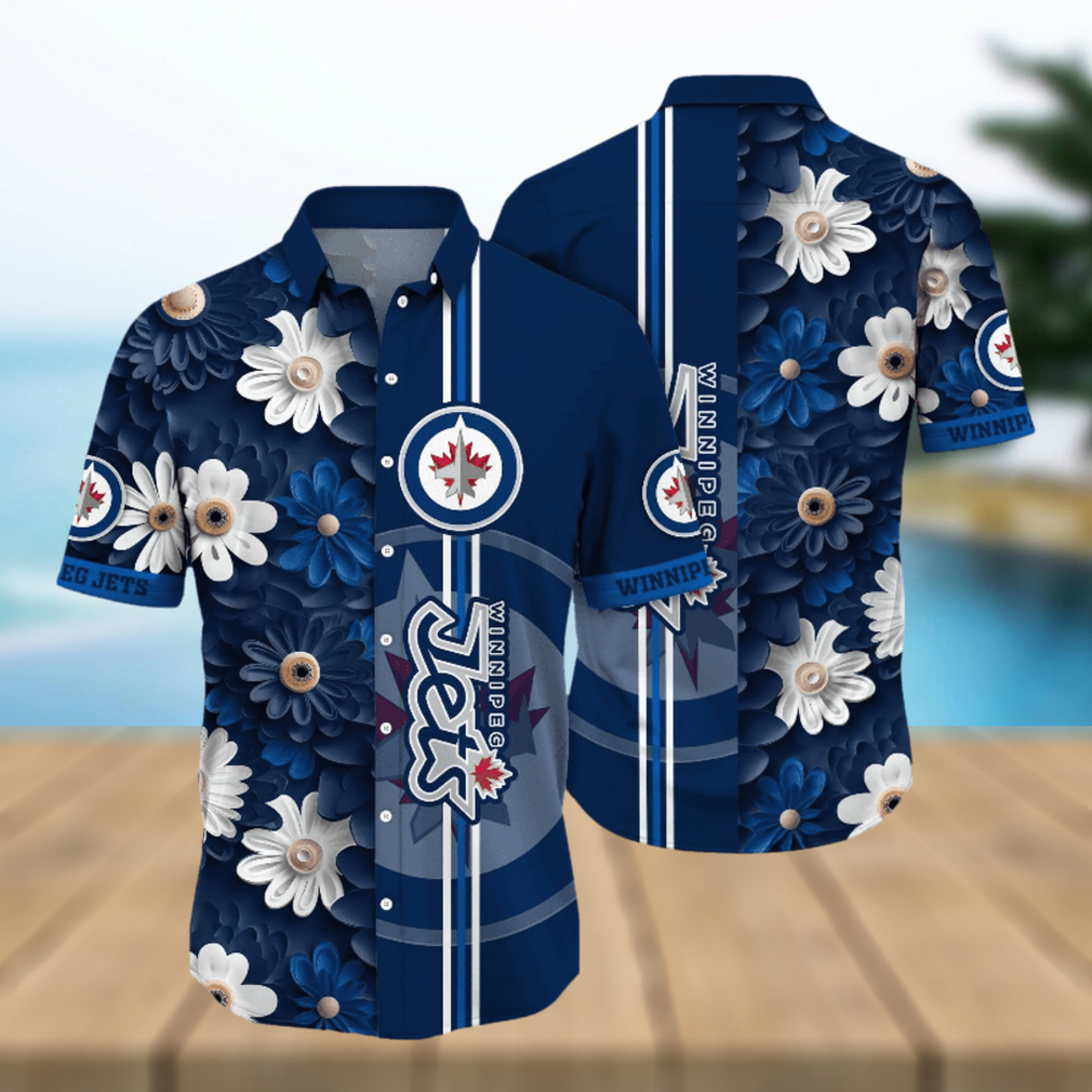 Winnipeg Jets NHL Hawaiian Shirt Sunning Aloha Shirt - Trendy Aloha