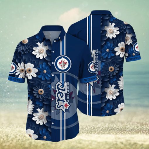 Winnipeg Jets NHL Hawaiian Shirt Barbecues Aloha Shirt