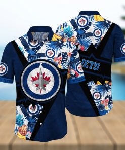 Winnipeg Jets NHL Hawaiian Shirt Sunshine Aloha Shirt