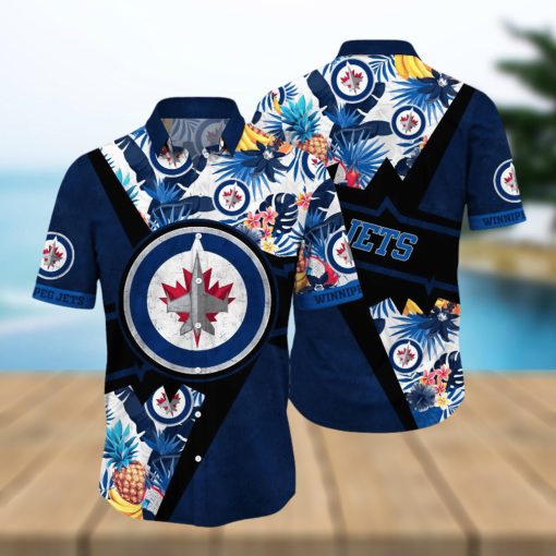 Winnipeg Jets NHL Hawaiian Shirt Sunshine Aloha Shirt