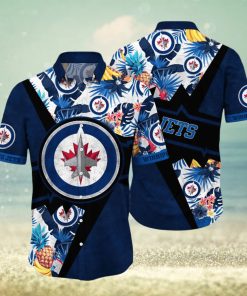 Winnipeg Jets NHL Hawaiian Shirt Sunshine Aloha Shirt