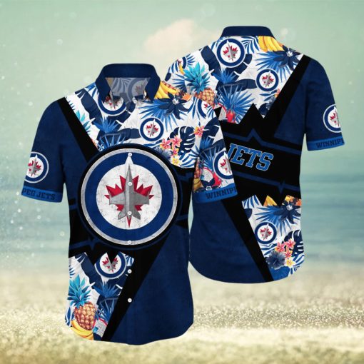 Winnipeg Jets NHL Hawaiian Shirt Sunshine Aloha Shirt