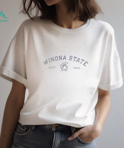 Winona State Warriors Alternative Apparel Retro Jersey Headliner Cropped T Shirt