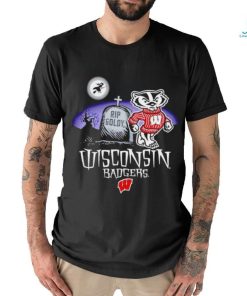 Wisconsin Badgers 2023 Halloween Bucky Graveyard shirt