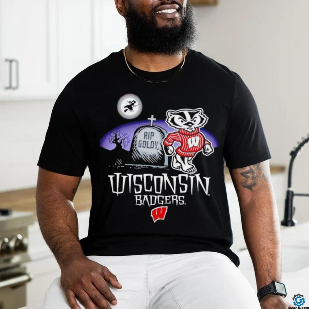 Wisconsin Badgers 2023 Halloween Bucky Graveyard shirt Wisconsin Badgers 2023 Halloween Bucky Graveyard shirt