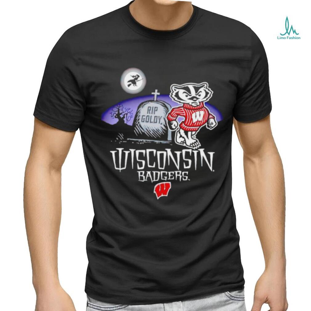 Wisconsin Badgers 2023 Halloween Bucky Graveyard shirt Wisconsin Badgers 2023 Halloween Bucky Graveyard shirt