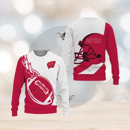 Wisconsin Badgers Go to Champion 2023 Ugly Christmas Sweater Men And Women Gift For Fans Holidays