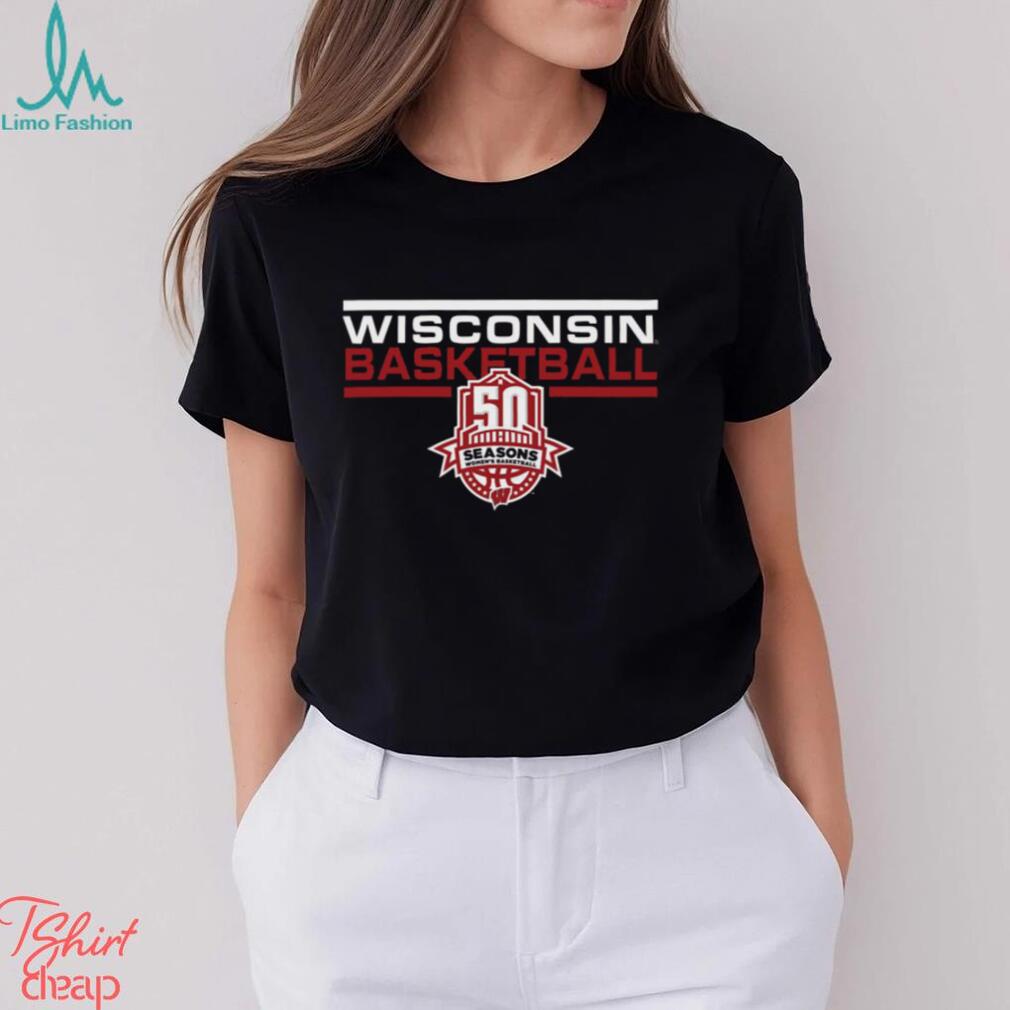 Wisconsin badgers women’s basketball 50 seasons shirt Wisconsin badgers women’s basketball 50 seasons shirt