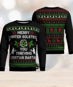 Witch Merry Winter Solstice Ugly Sweater