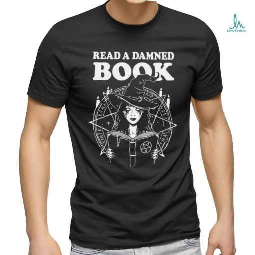 Witch girl new worlds read a book Halloween shirt