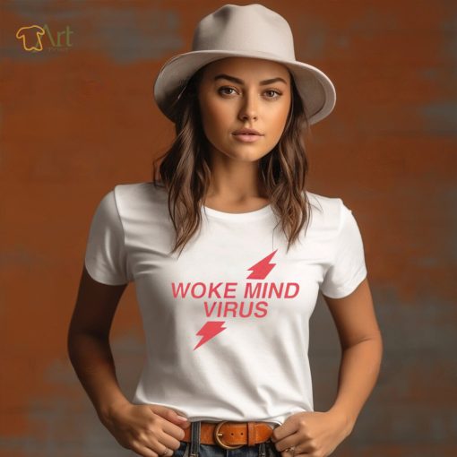 Woke mind virus poppers shirt