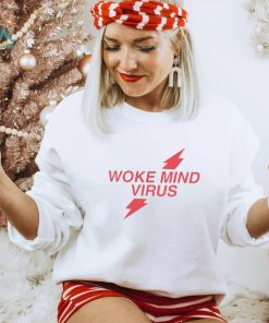 Woke mind virus poppers shirt