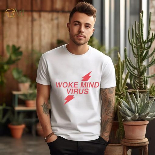 Woke mind virus poppers shirt