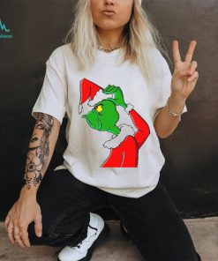 Women's Fashion Short Sleeve Ew People Grinch Print Funny Grinch Christmas T shirt