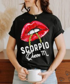 Womens Pink Lips Scorpio Queen Shirt, hoodie, sweater, long sleeve and tank top Womens Pink Lips Scorpio Queen Shirt