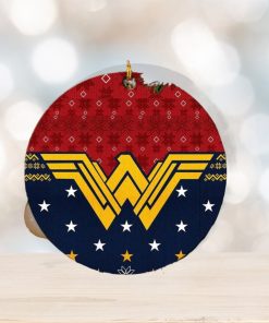 Wonder Woman Marvel Avengers 2023 Holiday Gifts Custom Name Christmas Ornament