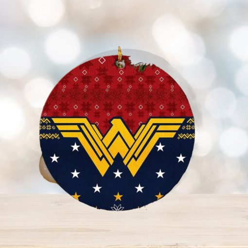 Wonder Woman Marvel Avengers 2023 Holiday Gifts Custom Name Christmas Ornament