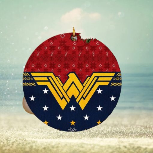 Wonder Woman Marvel Avengers 2023 Holiday Gifts Custom Name Christmas Ornament