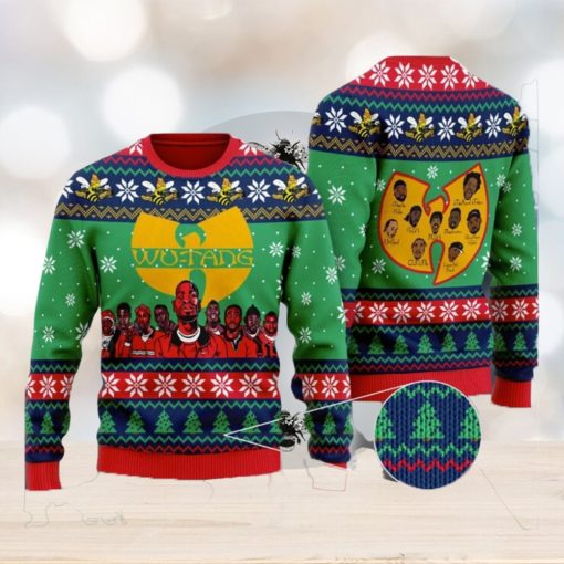 Wu Tang Clan Christmas Crochet Ugly 3D Sweater For Thanksgiving