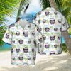 Teeviews Hippie Felacia Style Hawaiian Shirt with Traditional Polynesian Designs